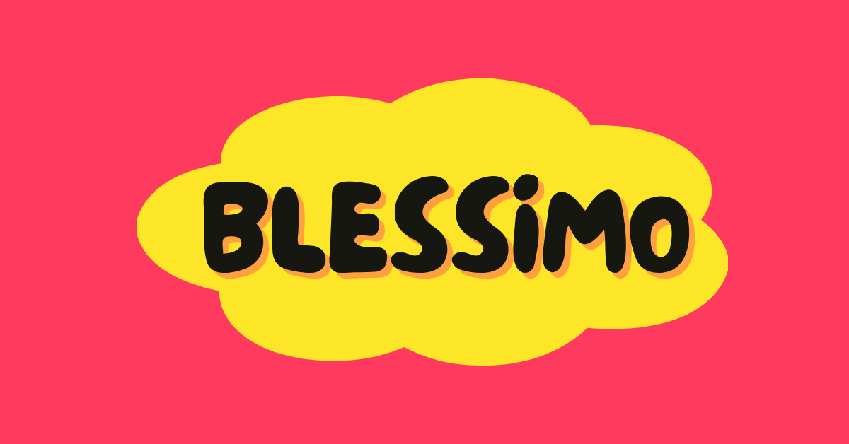 Blessimo logo representing Perth’s Quokka brand inspired by Rottnest Island, Western Australia – creators of adorable Australian animal plush toys, corporate merchandise, and travel souvenirs celebrating the happiest animal on Earth.