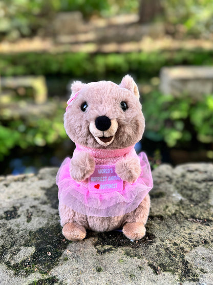 Marlie the Quokka plush toy from Perth inspired by Rottnest Island’s happiest animal on Earth – cute Australian souvenir from Western Australia.